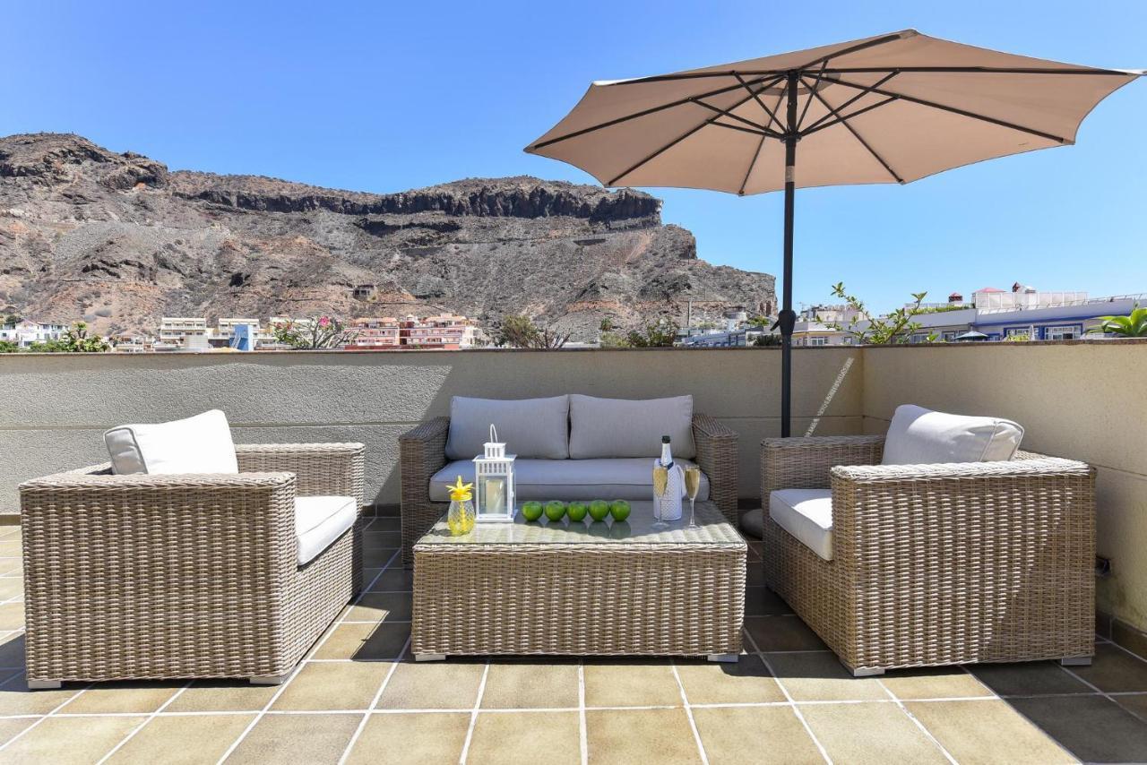 Penthouse Daniela In Puerto Mogan IX Apartment Пуерто де Мохан Екстериор снимка